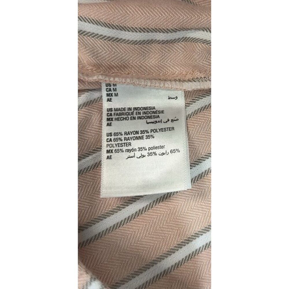 State of Day Women’s Pajama Pants Bundle Sz M Mint Stripe & Pink Stripe NWT - Picture 4 of 4